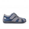 Topánky pre malé deti 07c indigo+šedá