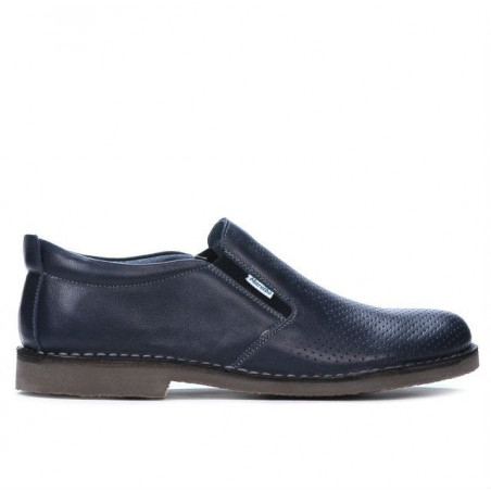 Pánske casual topánky 7200p indigo perforované