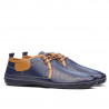 Pánske mokasíny 865 indigo+hnedé