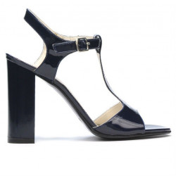 Dámske sandále 1258 lakované indigo