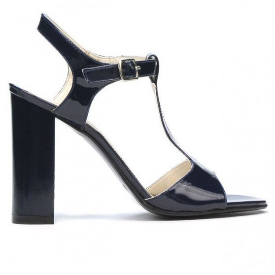 Dámske sandále 1258 lakované indigo