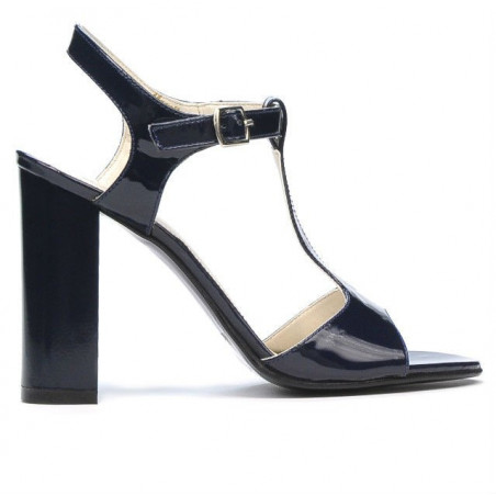 Dámske sandále 1258 lakované indigo