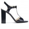 Dámske sandále 1258 lakované indigo