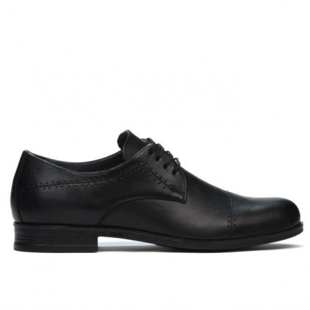 Elegantné topánky pre tínedžerov 396 čierne