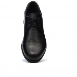 Elegantné topánky pre tínedžerov 396 čierne