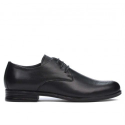 Elegantné topánky pre tínedžerov 398 čierne