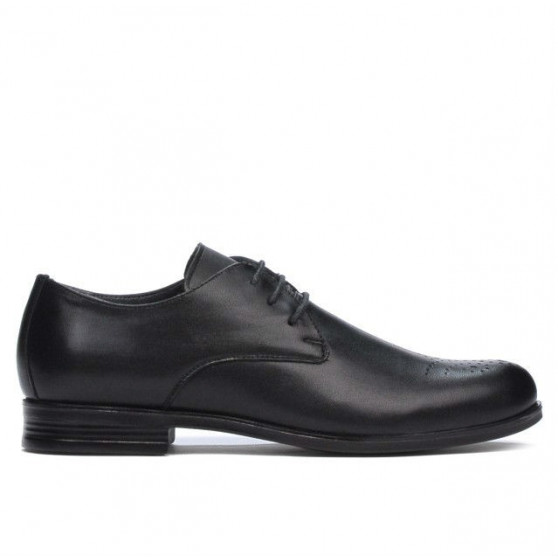 Elegantné topánky pre tínedžerov 398 čierne