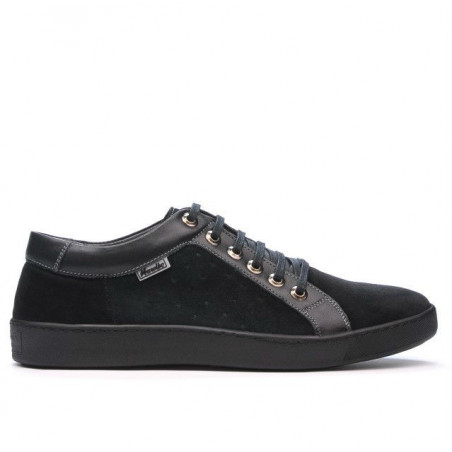 Pánske casual/sport topánky 841 čierna kombinovaná