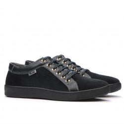 Pánske casual/sport topánky 841 čierna kombinovaná