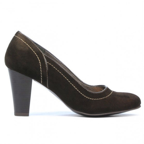 Elegantné dámske topánky 1205 kávová antilopa