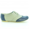 Dámske casual topánky 186 indigo+béžová