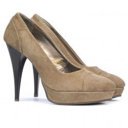 Dámske elegantné topánky 1082 piesok