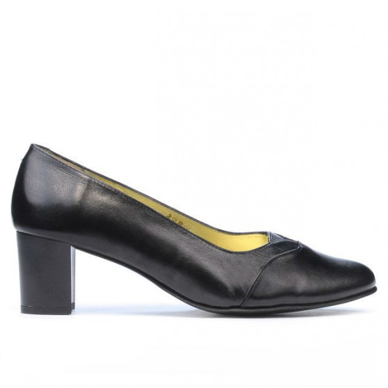 Elegantné dámske topánky (široký model) 1072xxl čierne