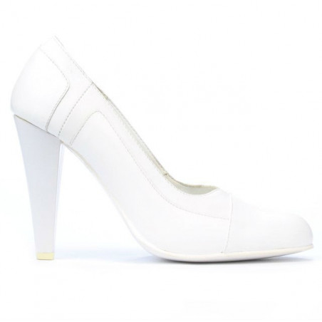 Elegantné dámske topánky 1090 biele