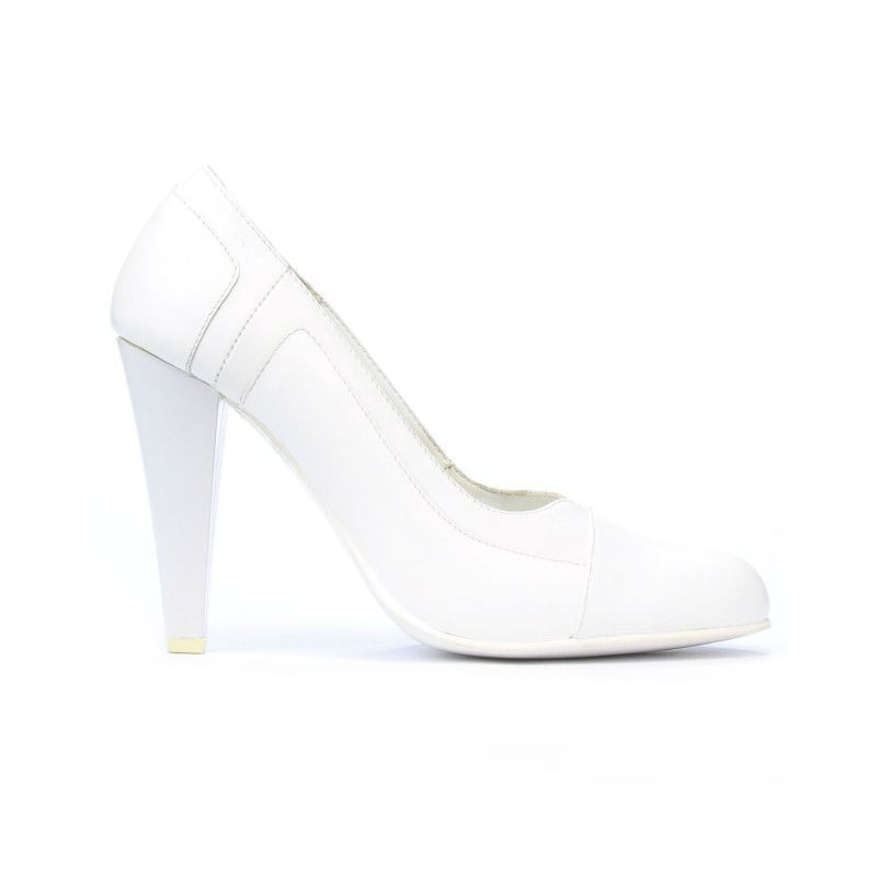 Elegantné dámske topánky 1090 biele