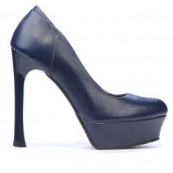 Elegantné dámske topánky 1212 indigo
