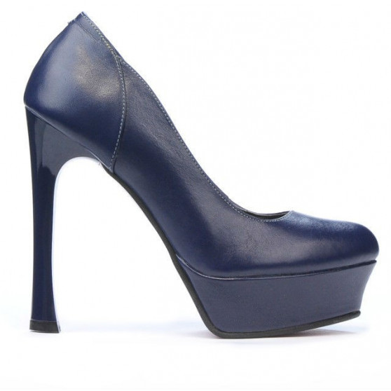 Elegantné dámske topánky 1212 indigo