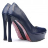 Elegantné dámske topánky 1212 indigo