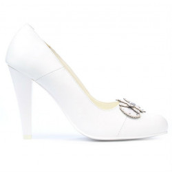 Elegantné dámske topánky 1067 biele