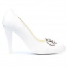 Elegantné dámske topánky 1067 biele