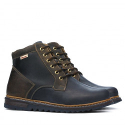 Pánske topánky 497 tuxon indigo+hnedá