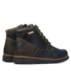 Pánske topánky 497 tuxon indigo+hnedá