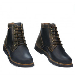 Pánske topánky 497 tuxon indigo+hnedá