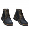 Pánske topánky 497 tuxon indigo+hnedá