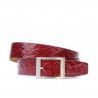 Dámsky opasok 02m krepp lak burgundské