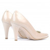 Elegantné dámske topánky 1234 ivory lakované