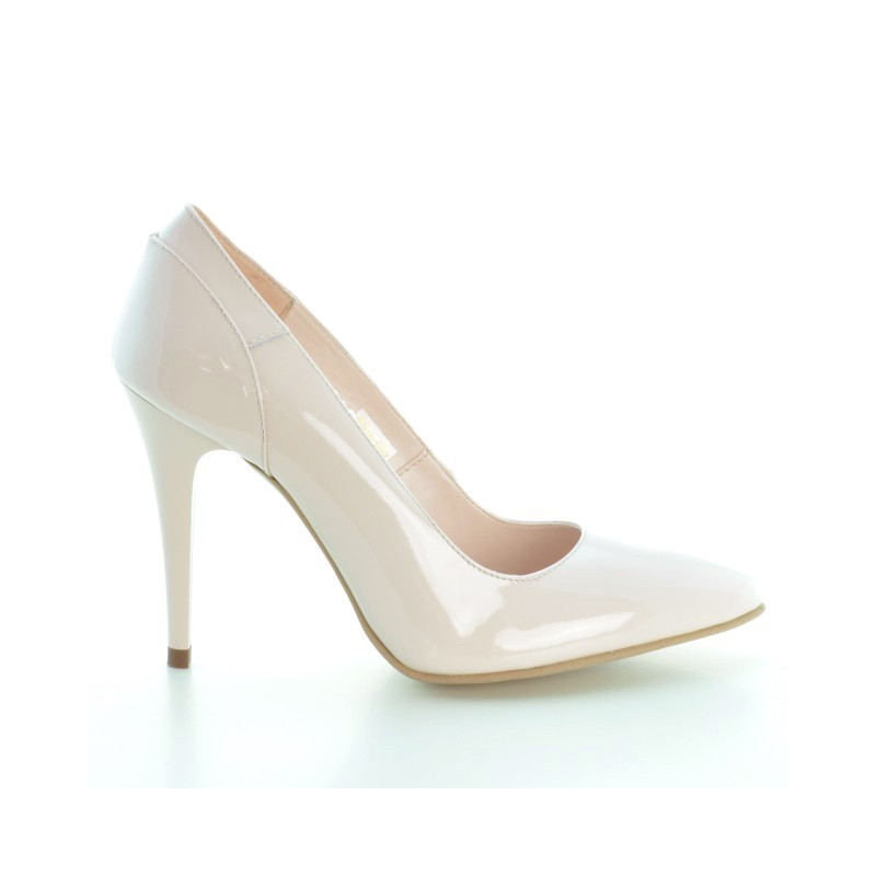 Elegantné dámske topánky 1230 svetloružový lak