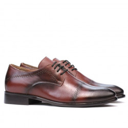 Elegantné pánske topánky 822 koňak