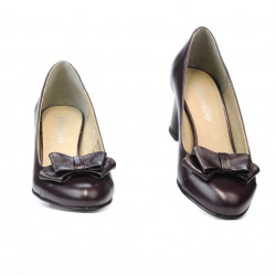 Elegantné dámske topánky 1265 bordové