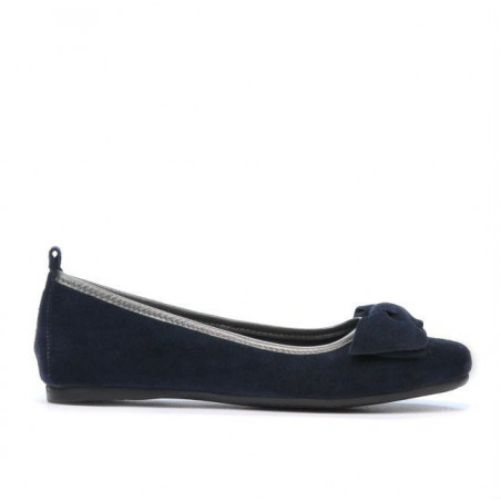 Dámske baleríny 638 indigo velúr