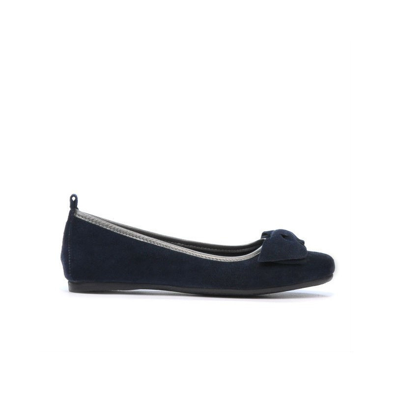 Dámske baleríny 638 indigo velúr