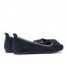 Dámske baleríny 638 indigo velúr
