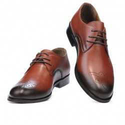Elegantné pánske topánky 878 koňak