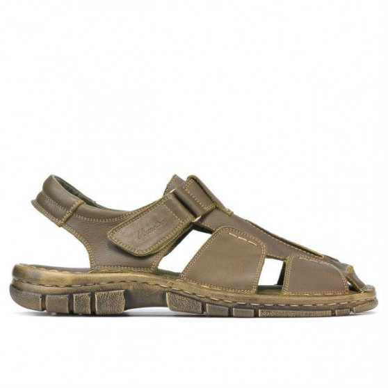 Pánske sandále 338 kaki