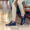 Elegantné pánske topánky 878 a indigo