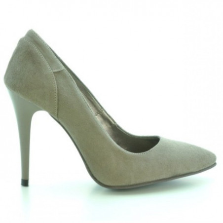 Elegantné dámske topánky 1230 cappuccino antilopa