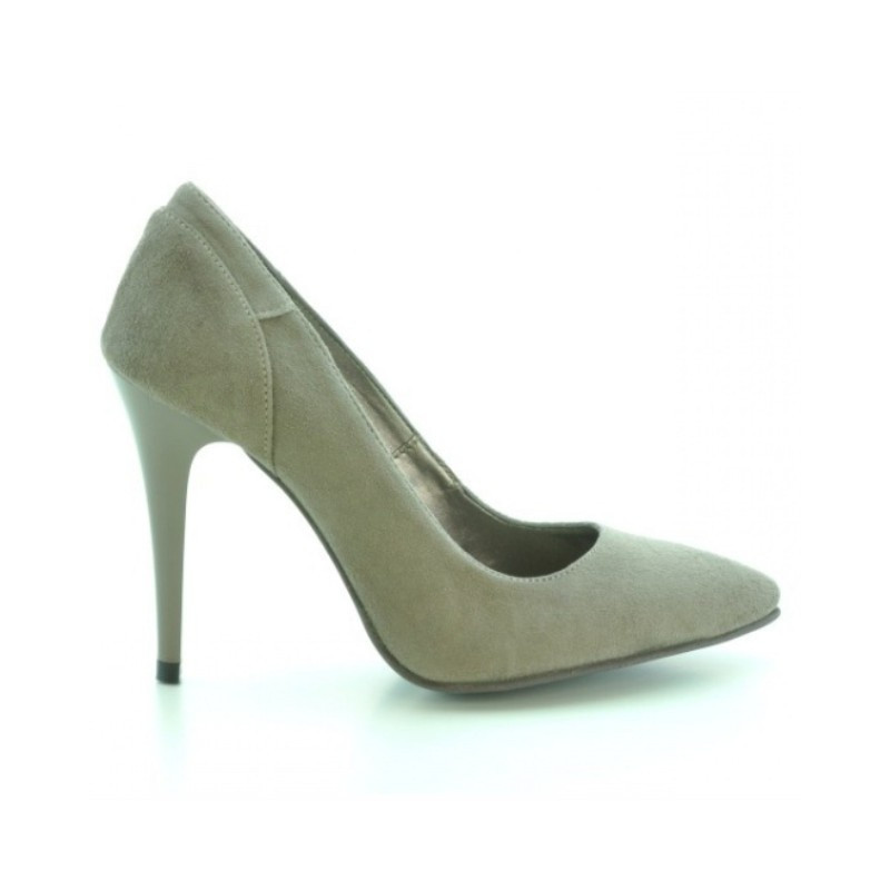 Elegantné dámske topánky 1230 cappuccino antilopa
