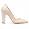 Elegantné dámske topánky 1261 béžové