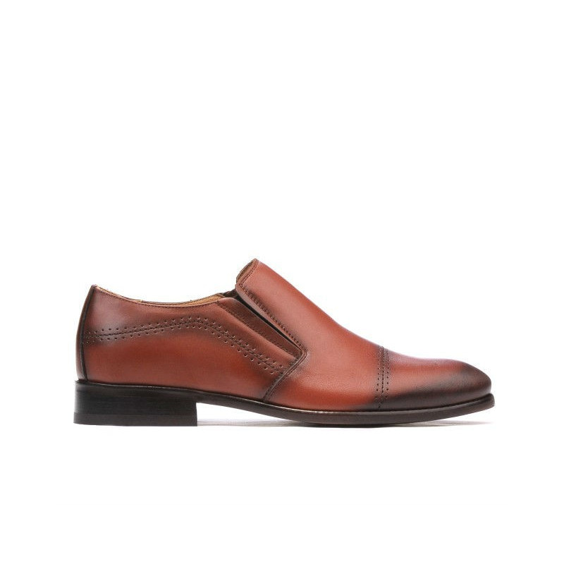 Elegantné pánske topánky 877 koňak