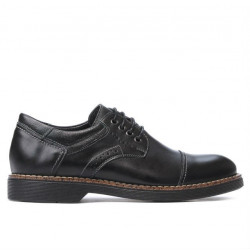 Elegantné topánky pre mládež 372 čierne