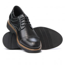 Elegantné topánky pre mládež 372 čierne