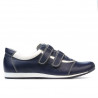 Dámske športové topánky 194 indigo+biela