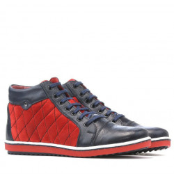 Dámske topánky 3283 indigo+červená