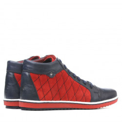 Dámske topánky 3283 indigo+červená