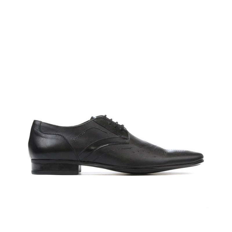 Elegantné pánske topánky 800 čierne