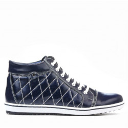 Dámske čižmy 3283 lak indigo